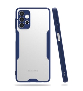 Northcity Samsung Galaxy A72 Kılıf Platin Silikon - Lacivert