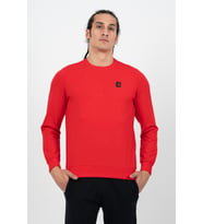 Maraton Regular Erkek Bisiklet Yaka Kırmızı Sweatshirt