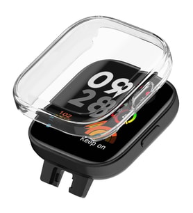 Lexroo Xiaomi Redmi Watch 3 360 Derece Korumalı Kasa ve Ekran Koruyucu Watch Gard 30 - Renksiz