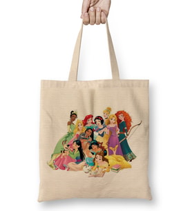 Disney Princesses Are Humans After All 02 Bez Çanta Uzun Saplı