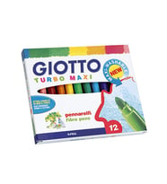 Giotto Turbo Maxi Keçeli Kalem 12'Li Kutu 454000