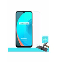 Realme C11 Ekran Koruyucu Yeni Nesil HD Kalite Kırılmaz Cam (Renksiz)