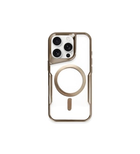 iPhone 14 Pro Kılıf Boyi Magsafe Silikon Kapak - Kahverengi