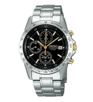 Seiko SBTQ043 Erkek Kol Saati (Siyah)