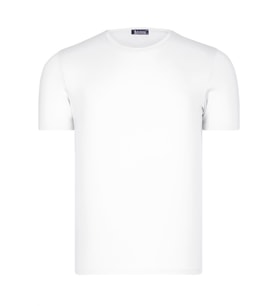 T8569 DEWBERRY BİSİKLET YAKA ERKEK T-SHIRT-DÜZ BEYAZ (Karışık)