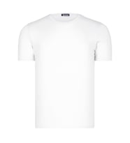 T8569 DEWBERRY BİSİKLET YAKA ERKEK T-SHIRT-DÜZ BEYAZ (Karışık)
