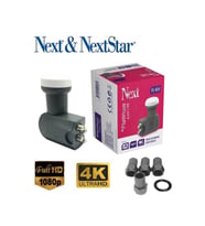 Next 4'Li İki Çıkışlı Lnb 4K Full Hd+ 4 Adet Contalı Konnektör