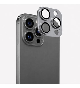 iPhone 15 Pro / 15 Pro Max Uyumlu Full Kamera Lens Koruyucu Tam Kaplama Kamera Adası Koruma Camı