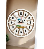 Machinist Duvar Saati 40cm (Beyaz)