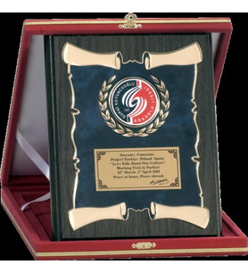ODAK KUPA - Ahşap Plaketler - PL-127 A - 18x24 cm