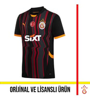 Galatasaray Lisanslı 2024/2025 Alternatif Forma (Siyah)