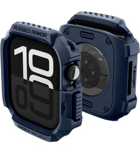 Apple Watch 46mm Seri 11/10 ile Uyumlu Kılıf Rugged Armor 2 Navy Blue - ACS10501