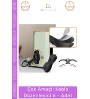 Özel Üretim Bilgisayar Notebook Şarj Kablosu Mutfak Çok Amaçlı Kablo Sarma Düzenleyici 6 Adet