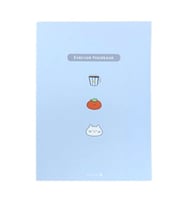 Morning Glory 2500 Çizgisiz Not Defteri 25,4x18,4 cm Mavi 14040-88976
