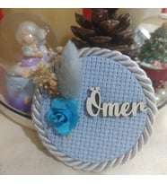 Söz-Nişan-Nikah-Kına-Bebek Hediyelik Beyaz Ahşap Magnet