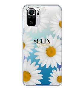 Xiaomi Big Daisy Tasarımlı Şeffaf Telefon Kılıfı