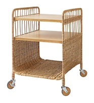 Yan Sehpa, Rattan, 37x53 cm