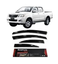 Toyota Hilux Mugen Cam Rüzgarlığı 2004-2022 arası 4'lü Sunplex (Beyaz)