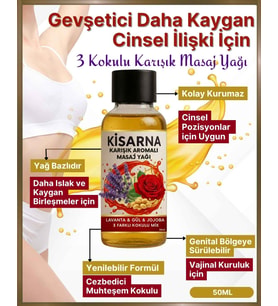 Daha Fazla Kayganlık Vajinal Islatıcı Vücut Gevşetici Masaj Yağı  Vajinal Lavanta Gül jojaba Karışık Aromalı 50 Ml