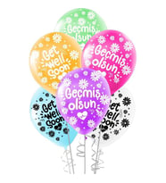 Geçmiş Olsun Baskılı Balon – 10 Adet