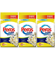 Peros Matik Toz Çamaşır Deterjanı 30KG Yasemin Çiçeği (Beyaz ve Renkliler) (201 Yıkama) (3PK*10KG)