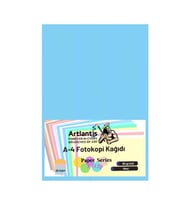 Mavi Renkli A-4 Fotokopi Kağıdı 25 li 1 Paket Artlantis Fotokopi Renkli A4 Kağıdı