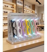 LED Işıklı Camsız Kitap Okuma Gözlüğü – Pratik Kitap Lambası, Gece Okuma Işığı, Okuma Gözlüğü