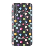 PrintiFy Huawei Honor 20 Lite ile Uyumlu 1mm Slim Fit Water Color 6 Baskılı Şeffaf  Kılıf