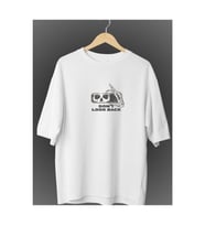 Dont Look Back Beyaz Unisex Oversize T-shirt