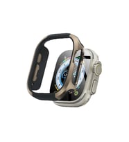 Watch Ultra 49mm Mo-wt3 Alüminyum Camlı Kasa Ekran Koruyucu - Gold