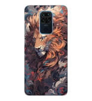 Xiaomi Redmi NOTE 9 Uyumlu Aslan Tasarımlı Şeffaf Telefon Kılıfı