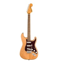 Squier 0374020521 Classic Vibe '70s Stratocaster Gitar (Naturel) Doğal Ahşap Görünüm Laurel Klavye ve Büyük Headstock