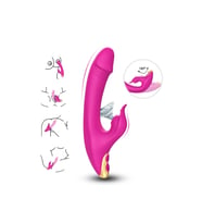 PRIME TOYS Amant Şarjlı G Spot Uyarıcı ve Klitoris Emiş Güçlü Rabbit Vibratör