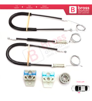 VW Passat B6 3C 3C2 3C5 2005-2011 4/5 Kapı 3C1837461 İçin Elektrikli Ön Sol Cam Kriko Tamir Seti