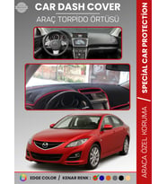 MAZDA 6 (2007-2013) Torpido Örtüsü Panel Halısı Koruma Torpido Koruma Araca Özel Kaymaz Kolay Montaj