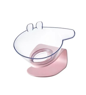 Sepetegelsin Eğitimli Kedi Mama Kabı (Pembe)