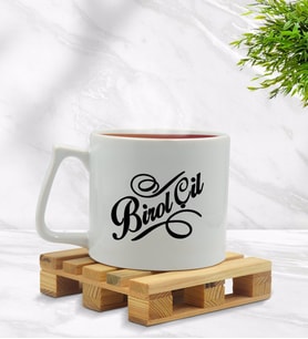 BK Gift Kişiye Özel İsimli Middle Beyaz Kupa Bardak Model 5