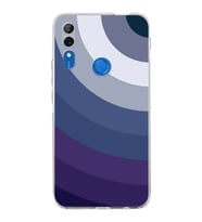 Huawei P Smart z  Kamera korumalı Kapak Renk Cümbüşü Tasarımlı  Şeffaf Kılıf