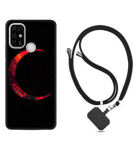 Casper E30 F20 X20 Kılıf Boyun Askılı Silikon Red Moons 1747