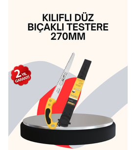 Northcity Ergonomik Kılıflı Budama Testeresi 270mm - Dayanıklı Bahçe Bıçağı