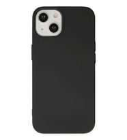 iPhone 14 Kılıf Nano içi Kadife Silikon - Siyah