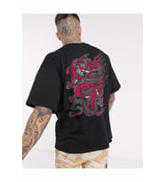 Unisex Siyah Chinesebox Tshirt (STD)