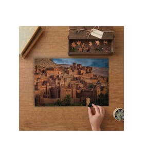 Çöl Kasabası - Fas Tasarımı 240 parça Ahşap Puzzle Ahşap Kutuda MP04899
