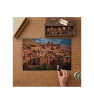 Çöl Kasabası - Fas Tasarımı 240 parça Ahşap Puzzle Ahşap Kutuda MP04899