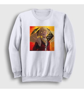 Presmono Unisex Beyaz Mary Anime kakegurui Sweatshirt 240038tt