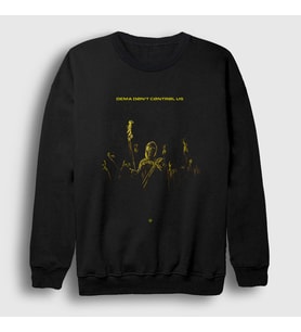 Presmono Unisex Siyah Dema Twenty One Pilots Sweatshirt 119590tt