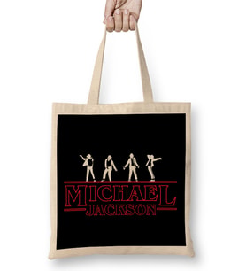 Michael Jackson Stranger Things Fon Bez Çanta Uzun Saplı