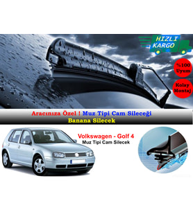 Volkswagen Golf 4 1998-2002 Muz Silecek Takımı