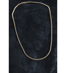 Tegan 316L Çelik Örme Zincir Model Gold Renk Erkek Kolye TG27ERK1391 (Çok Renkli)