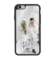 iPhone 6 Uyumlu Harfli Bulanık Fotoğraf Tasarımlı Glossy Telefon Kılıfı